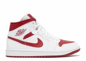 Durable Binding Stretchable Upper Air Jordan 1 Mid Reverse Chicago (W)
