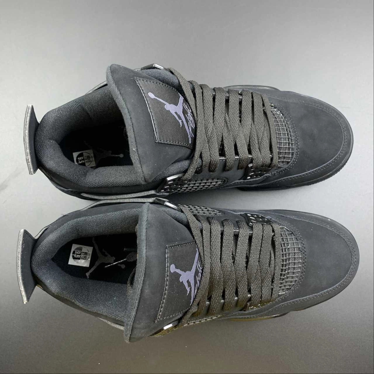 Air Jordan 4 Retro Black Cat 2020 Light Graphite CU1110-010 Day Long