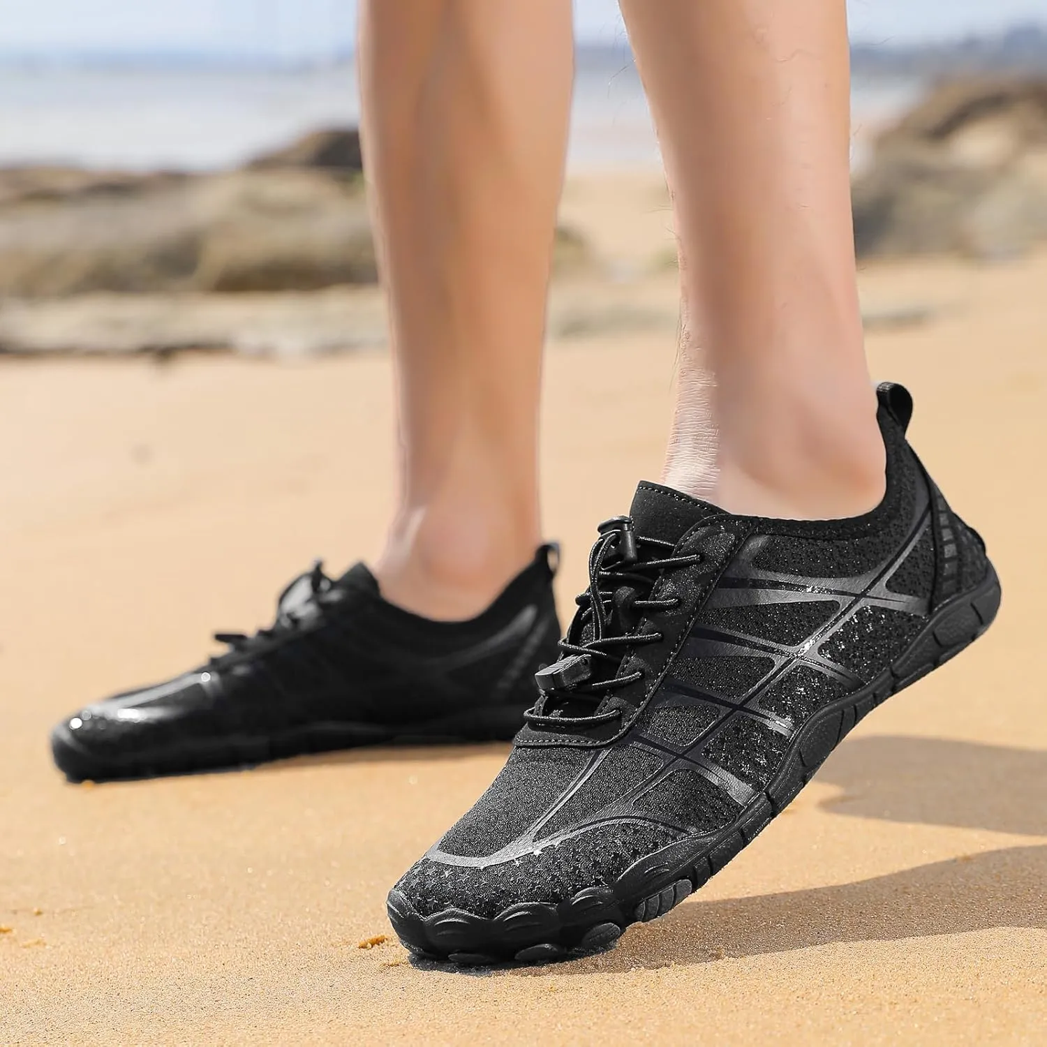 Hike Barefoot Shoes Womens Men Unisex Water Footwear Hiking Walking Running Sports Mens Minimalist Breathable Non-Slip Wide Toe Quick Dry Hiking Walking Athletic Breathable Anti-Slip Shoe