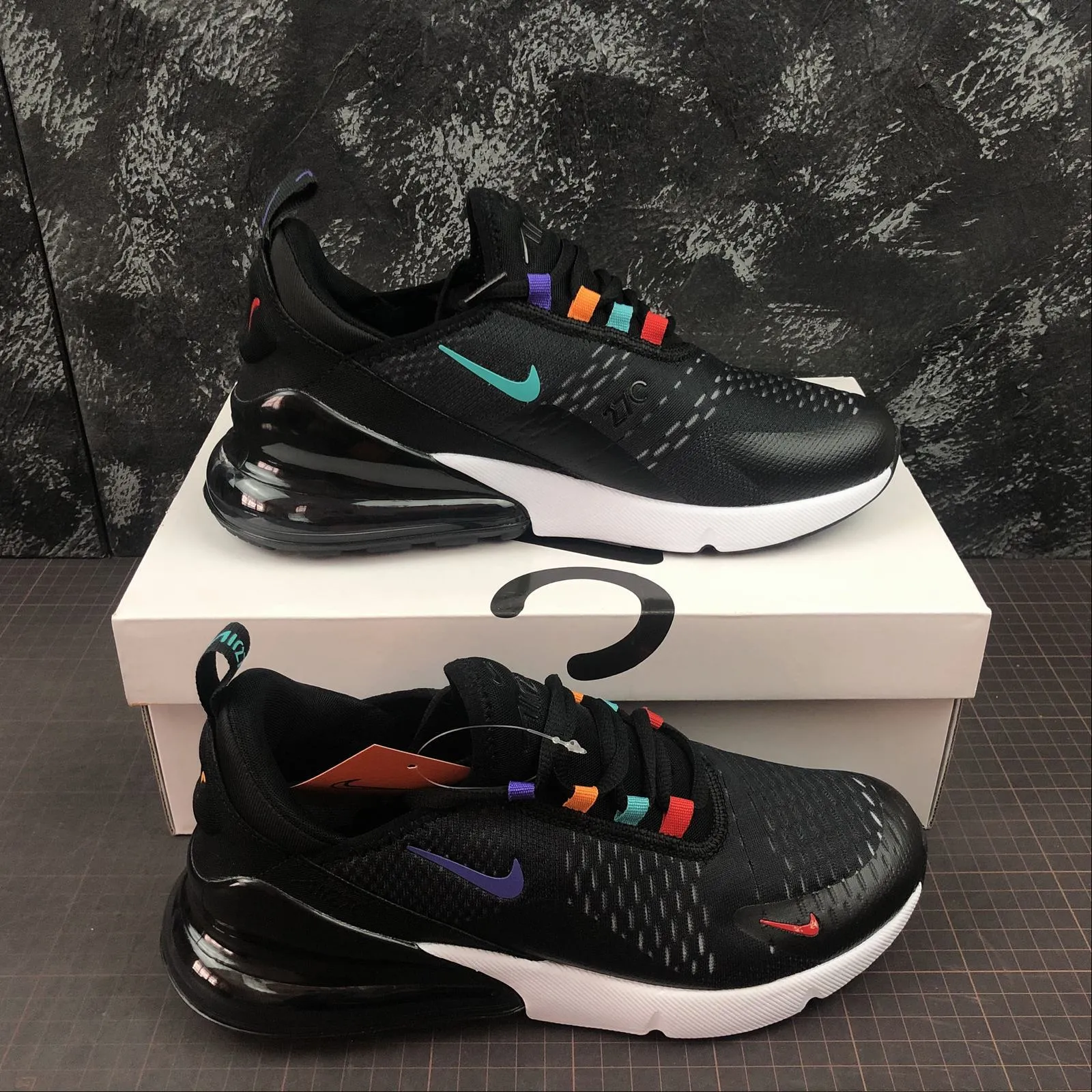 Sprinting Aid Air Max 270 Black Seven Revising CH7077-005
