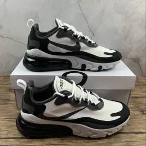 running in obstacle races shoes Air Max 270 React SE Black White Dk Grey CJ0619-008