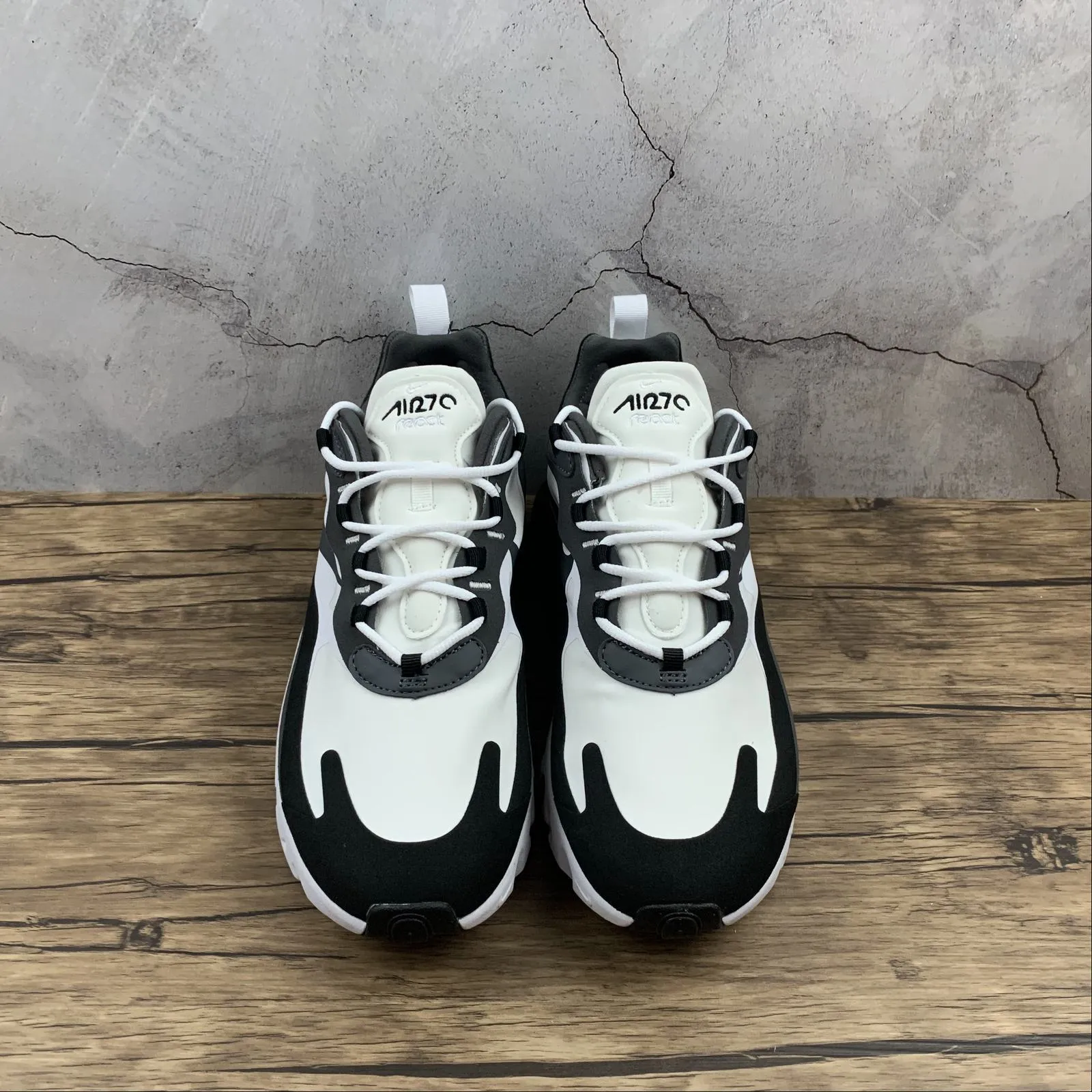 Air Max 270 React SE Black White Dk Grey CJ0619-008 fat - burning Shock - absorbing foam