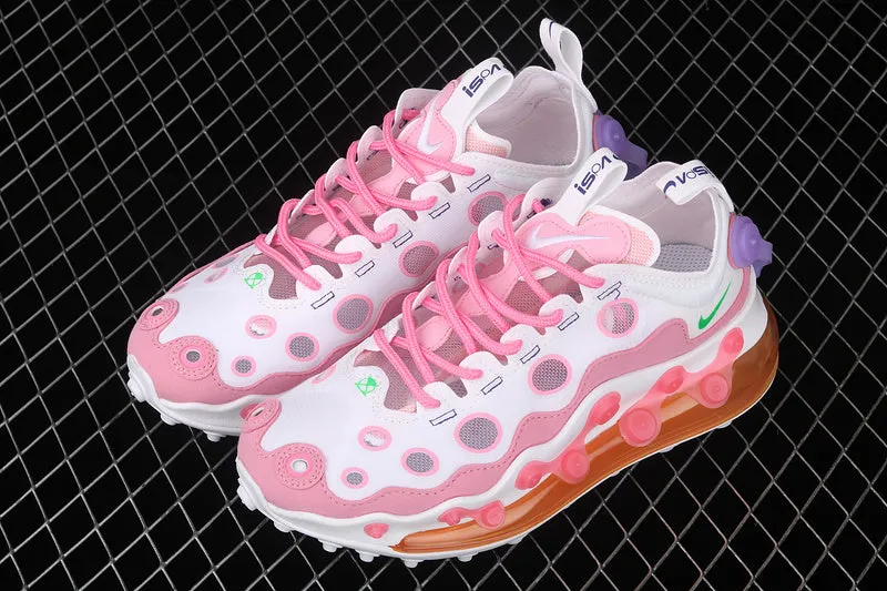 Air Max 720 ISPA White Pink Pink Orange CD2182-007 NarrowFit jungle - themed running wear