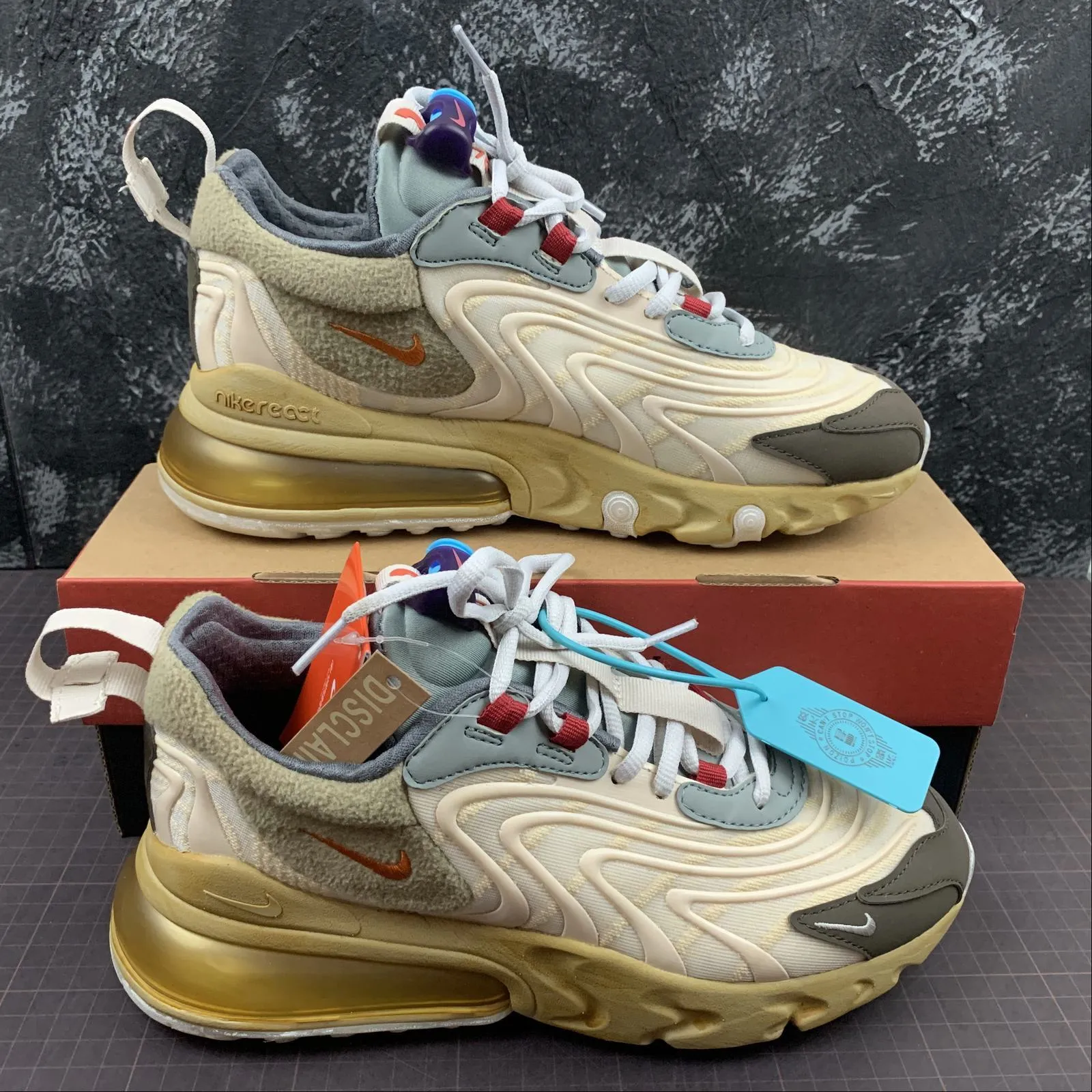 running in natural tracks shoes Energy Flex Air Max 270 CACTUS TRAILS Light Cream Starish CT2864-200