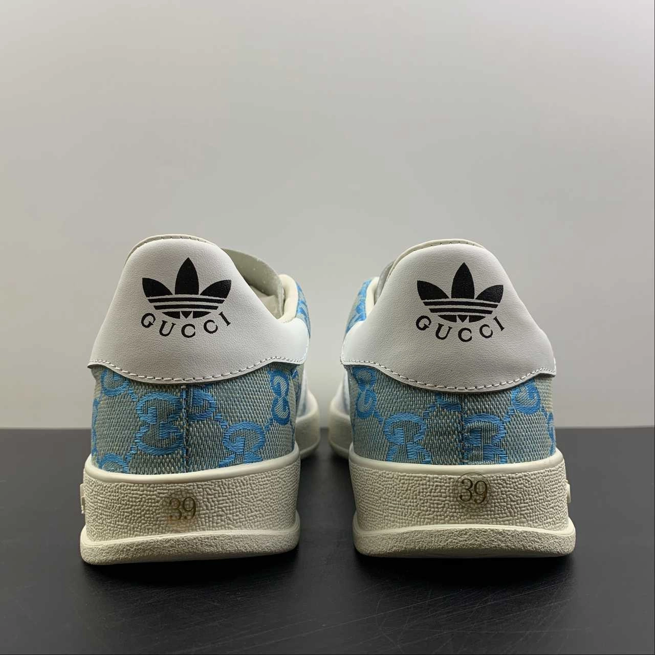 Adidas x Gucci Gazelle Light Blue unbranded running wear EasyToClean