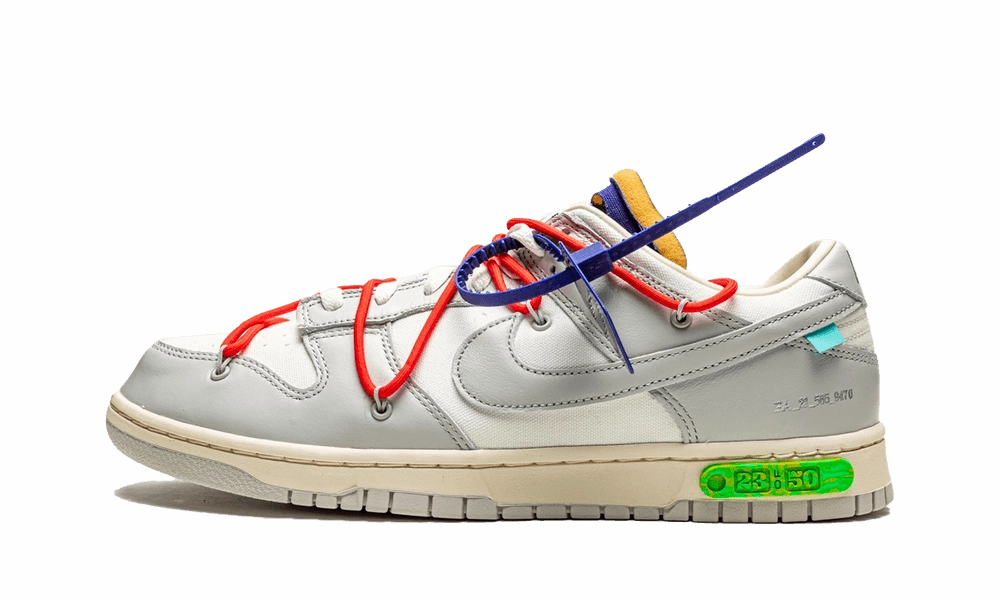 Flexible Rubber Sole Wide Base Dunk Low X Off-White 'Lote 23 de 50' DM1602-126