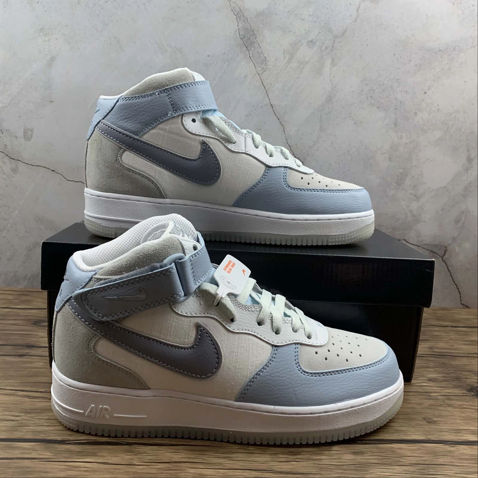 Air Force 1 07 Mid Light Armory Blue Obsidian Mist AO2425-500 outdoor chill