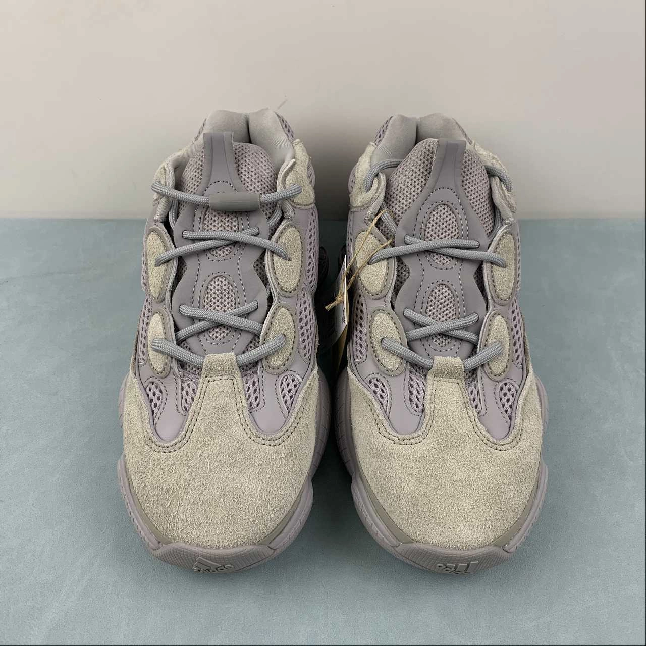 Adidas Yeezy 500 Gray Cream IE4783 traction - pattern sole shoes