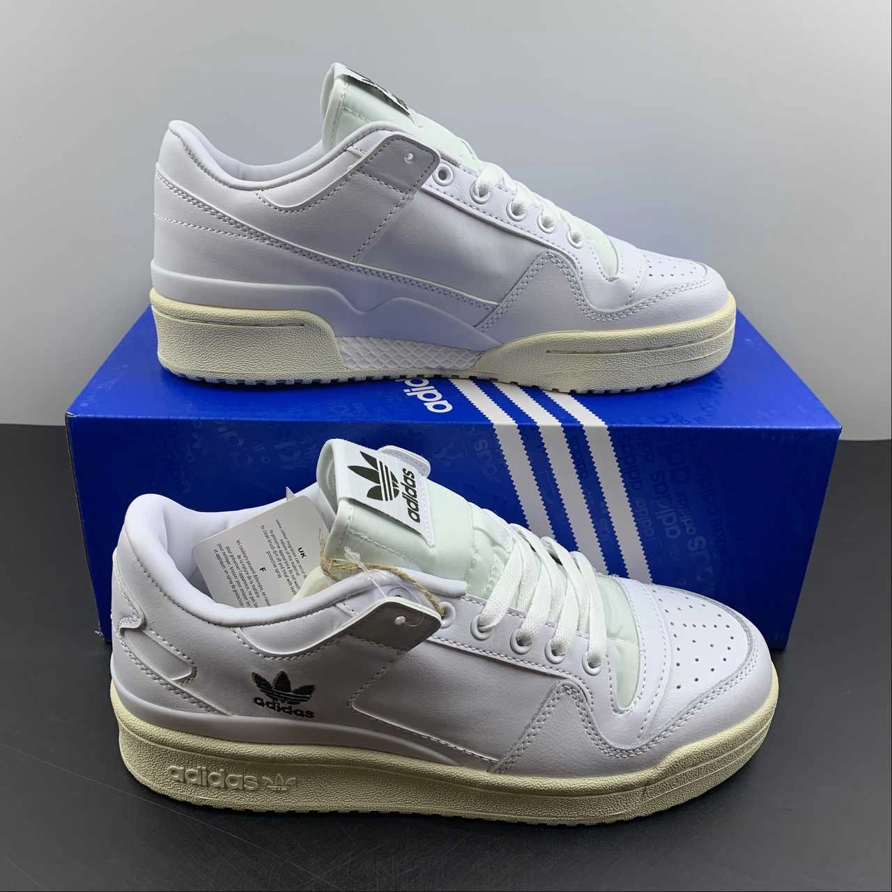 Fresh materials Hyper Breathable Upper Adidas Forum 84 Low ADV White Khaki