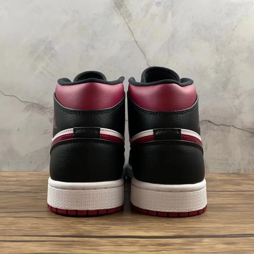 Air Jordan 1 Mid ??Noble Red?? 554724-066 Comfort Cushion Technology