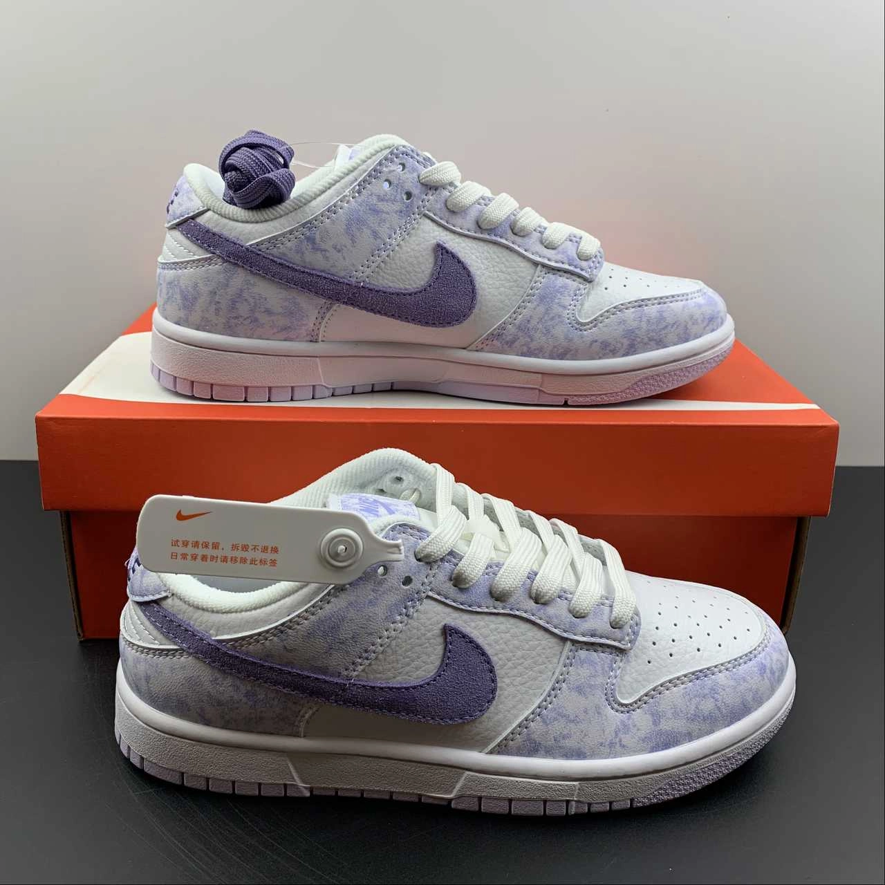 Foam Comfort SB Dunk Low OG Purple Pulse White DM9467-500
