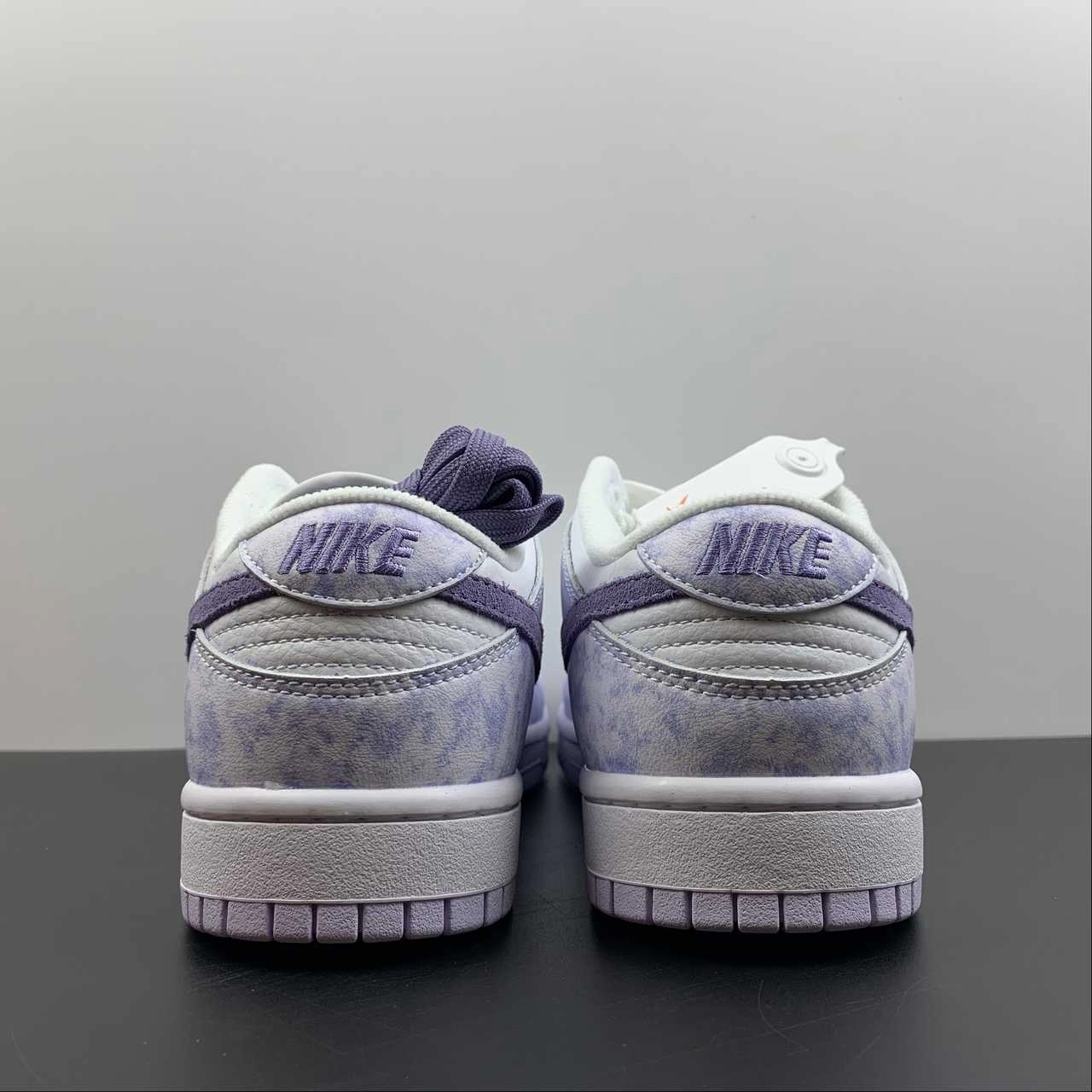 SB Dunk Low OG Purple Pulse White DM9467-500 Multi Layer Midsole Anti Microbial Treatment