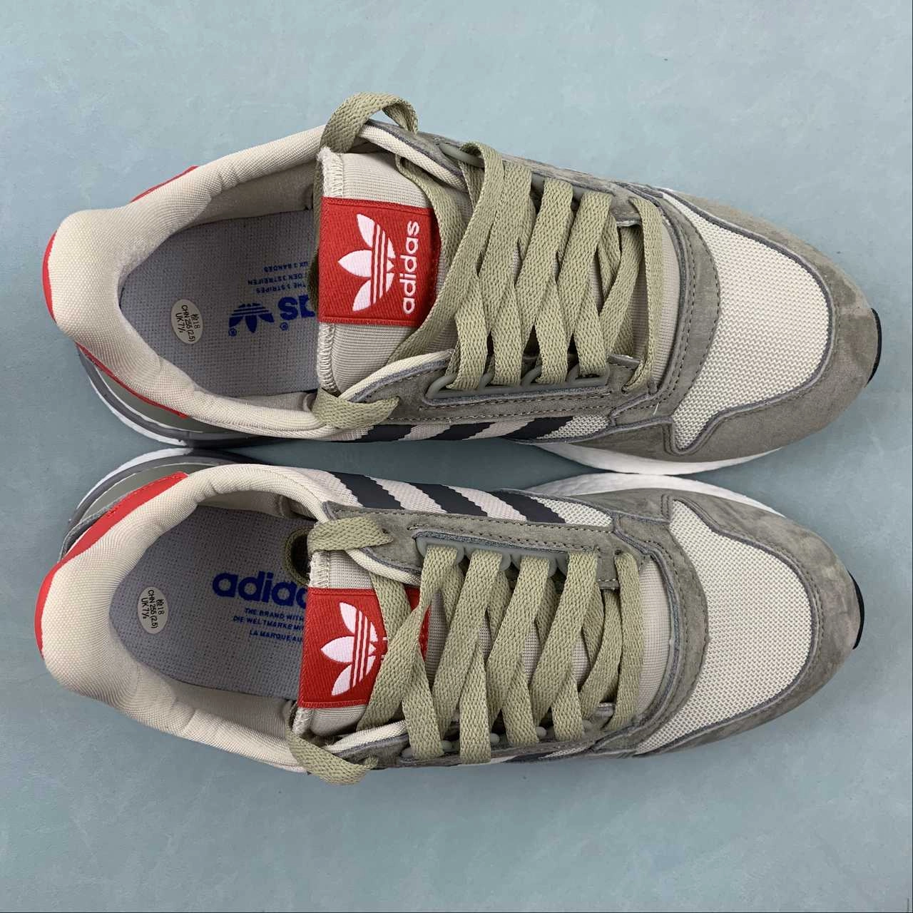 crossover use group running shoe function Adidas ZX 500 RM Grey Four Scarlet White B42204
