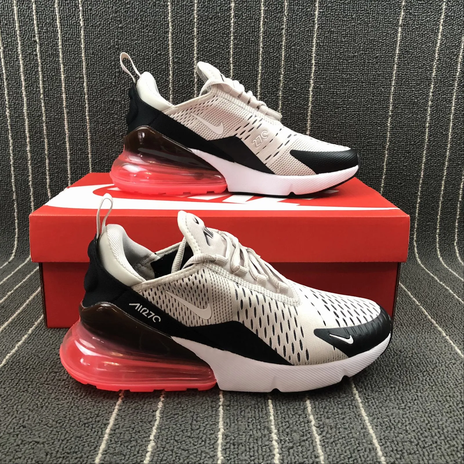Air Max 270 Light Bone White Black 943345-002 beach - runner for men