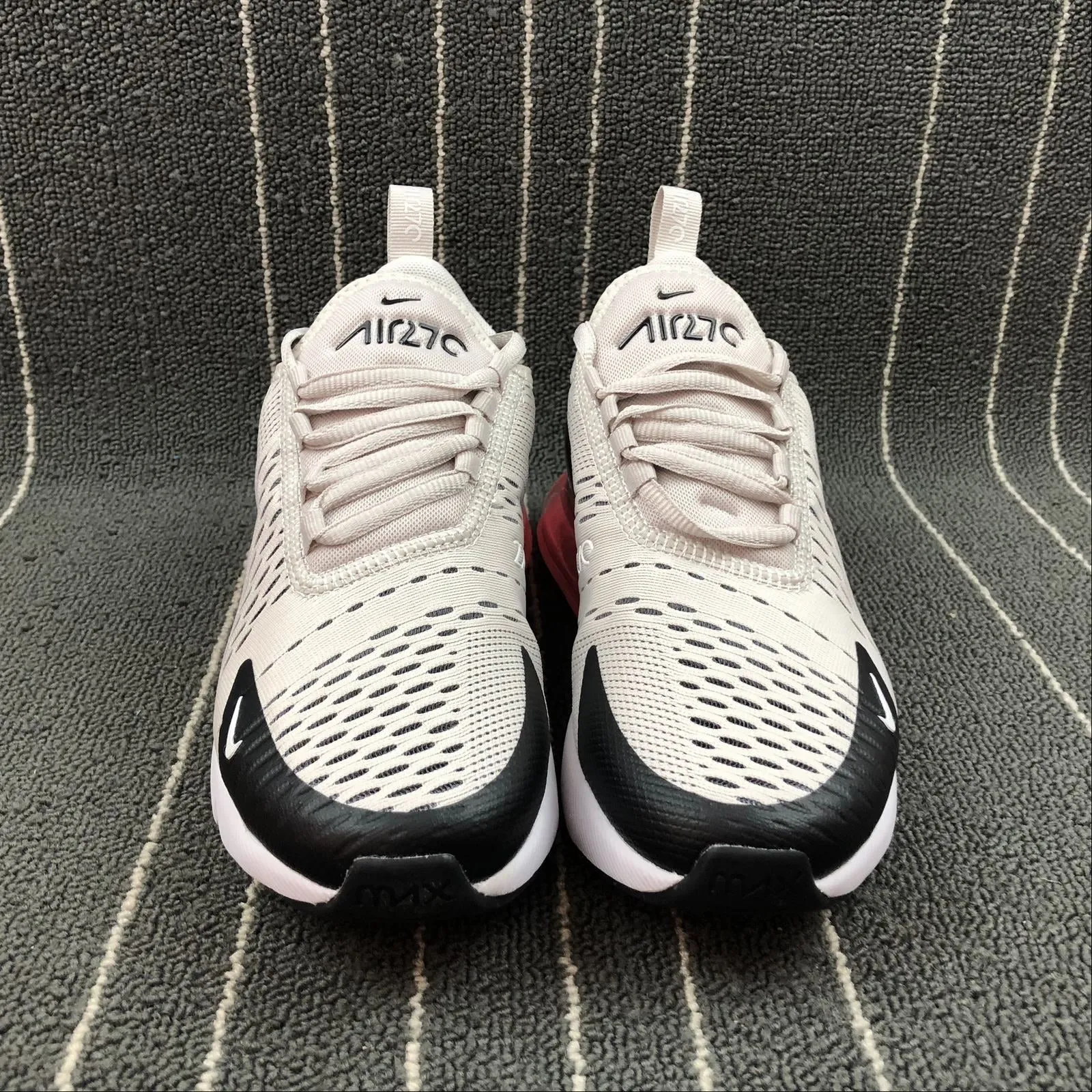 Air Max 270 Light Bone White Black 943345-002 abrasion - resistant shoes ankle - support shoes