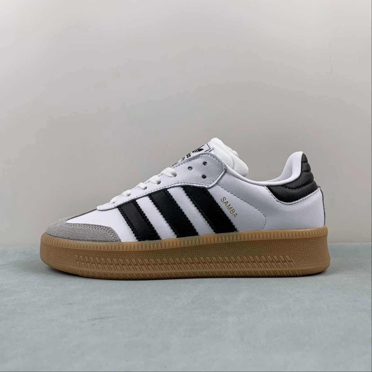 Adidas Samba XLG Cloud White Core Black Brown IE1377 Grip Ready