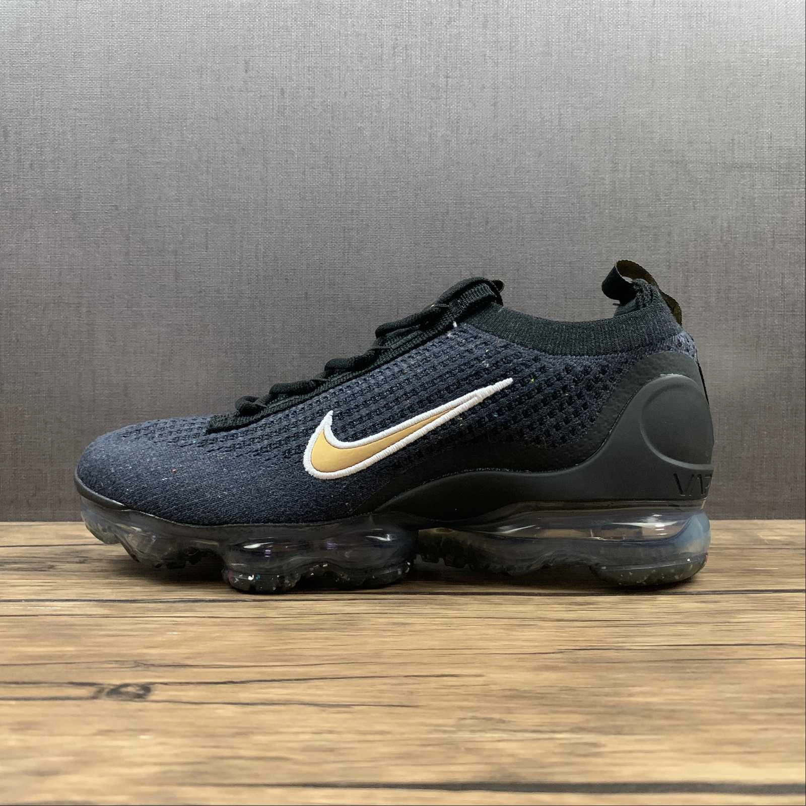 Air VaporMax 2021 FK Black Gold DC4113-003 Energy Cell