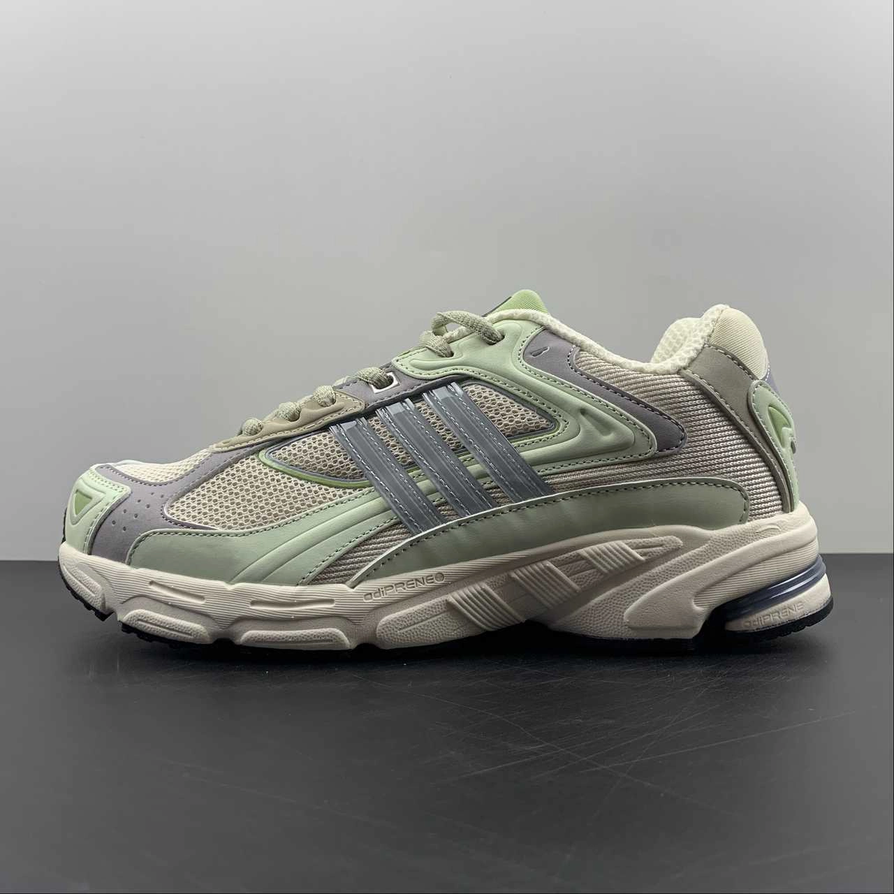 Adidas Response CL Linen Green Chalk White GY2015 ground - feel shoes Slip Resistant