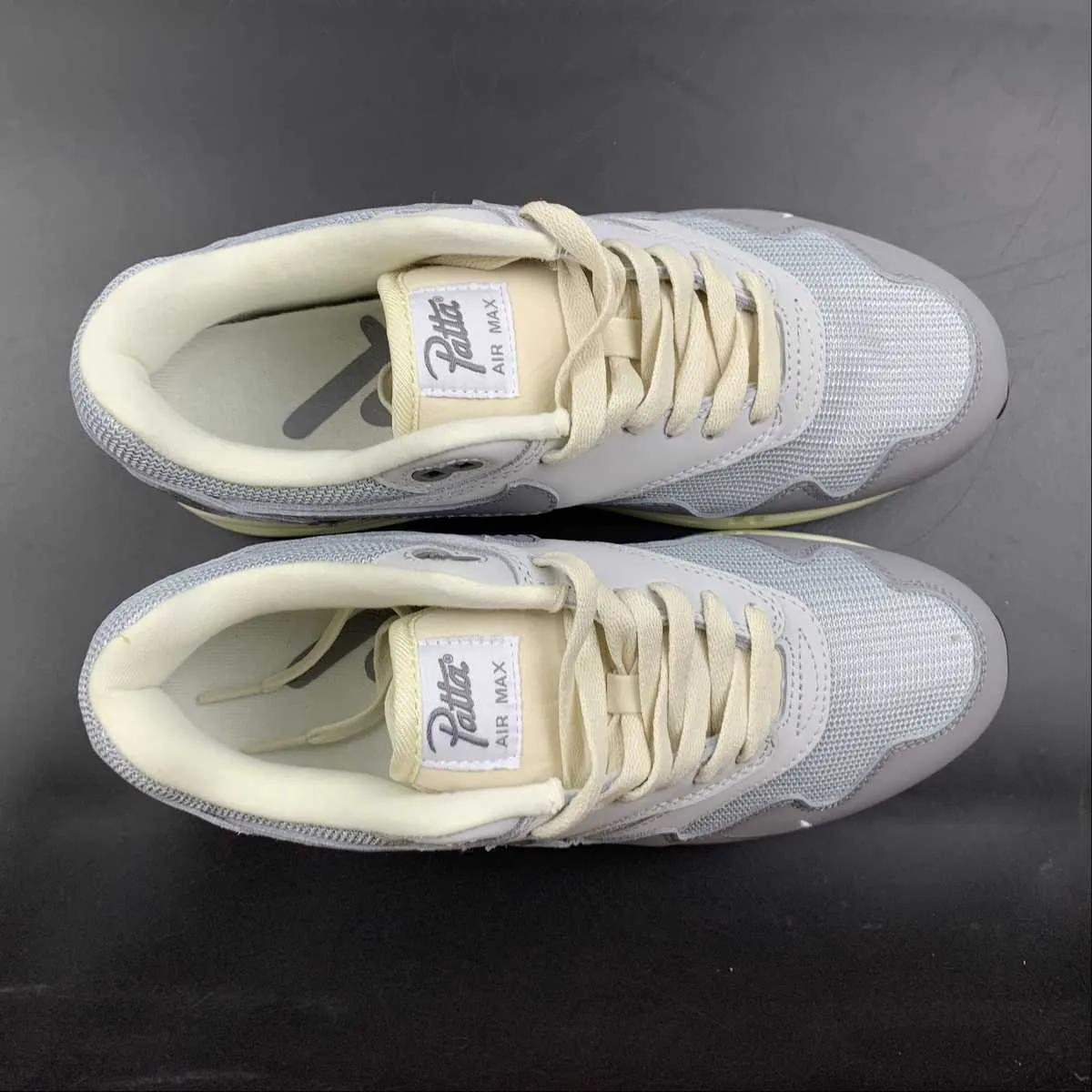 Patta x Air Max 1 Dark Grey White DH1348-011 encourage activity road durability