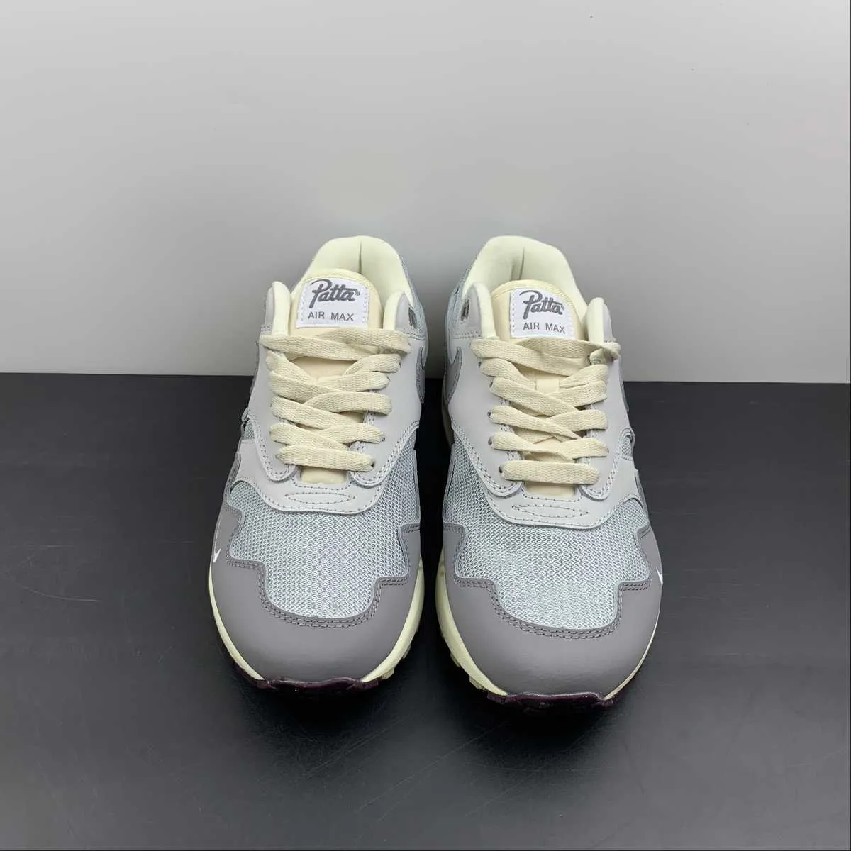 Patta x Air Max 1 Dark Grey White DH1348-011 Agile Fit triathlon - running shoes