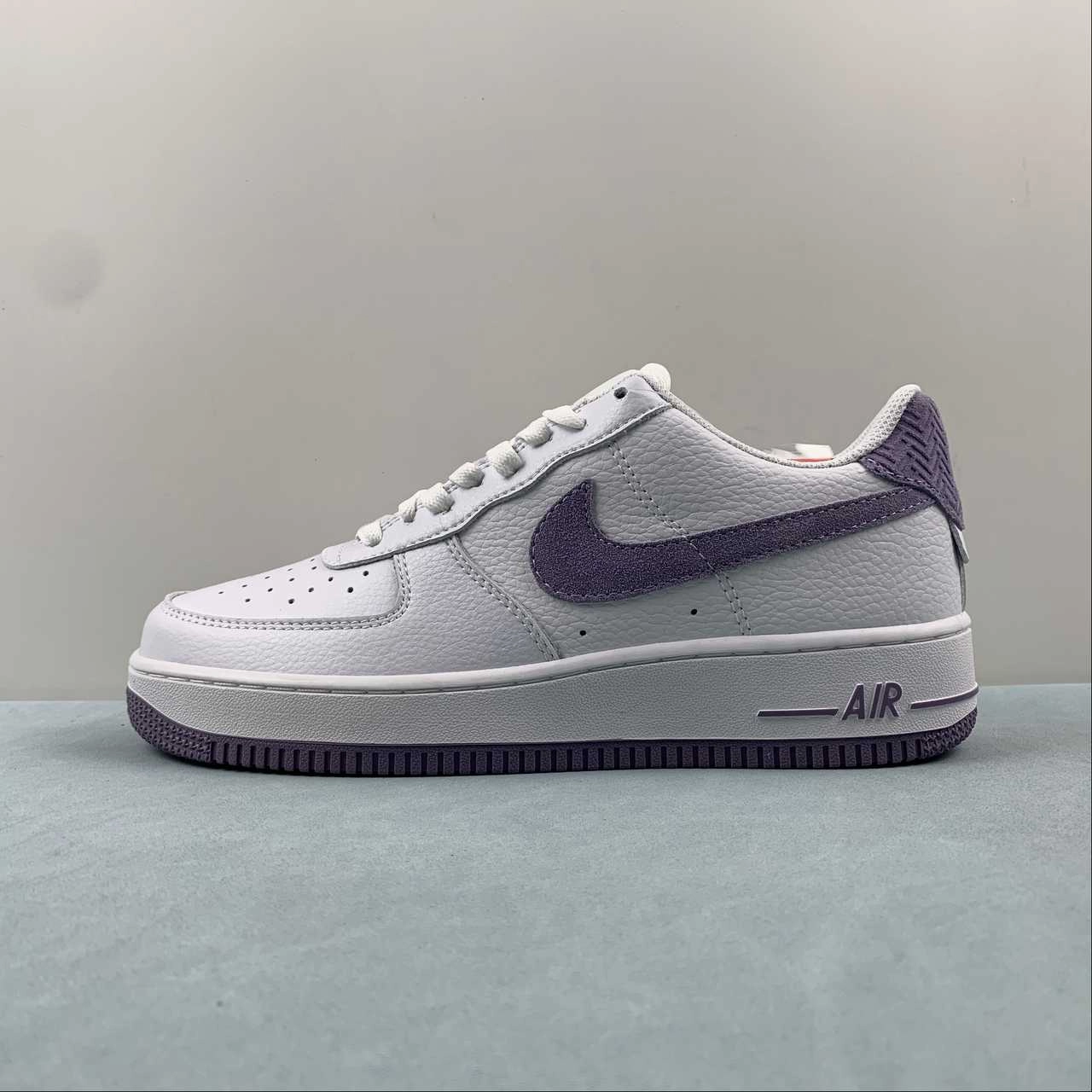 Scratch   Resistant Air Force 1 07 Low White Purple CN2873-108