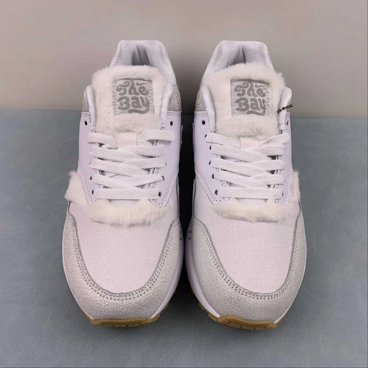 Air Max 1 The Bay White University Red FJ4451-100 Leather Quality Comfort Moisture Wicking