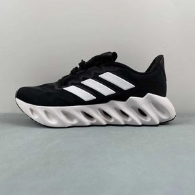 running on road Adidas Switch Fwd Black White Grey5 ID1788