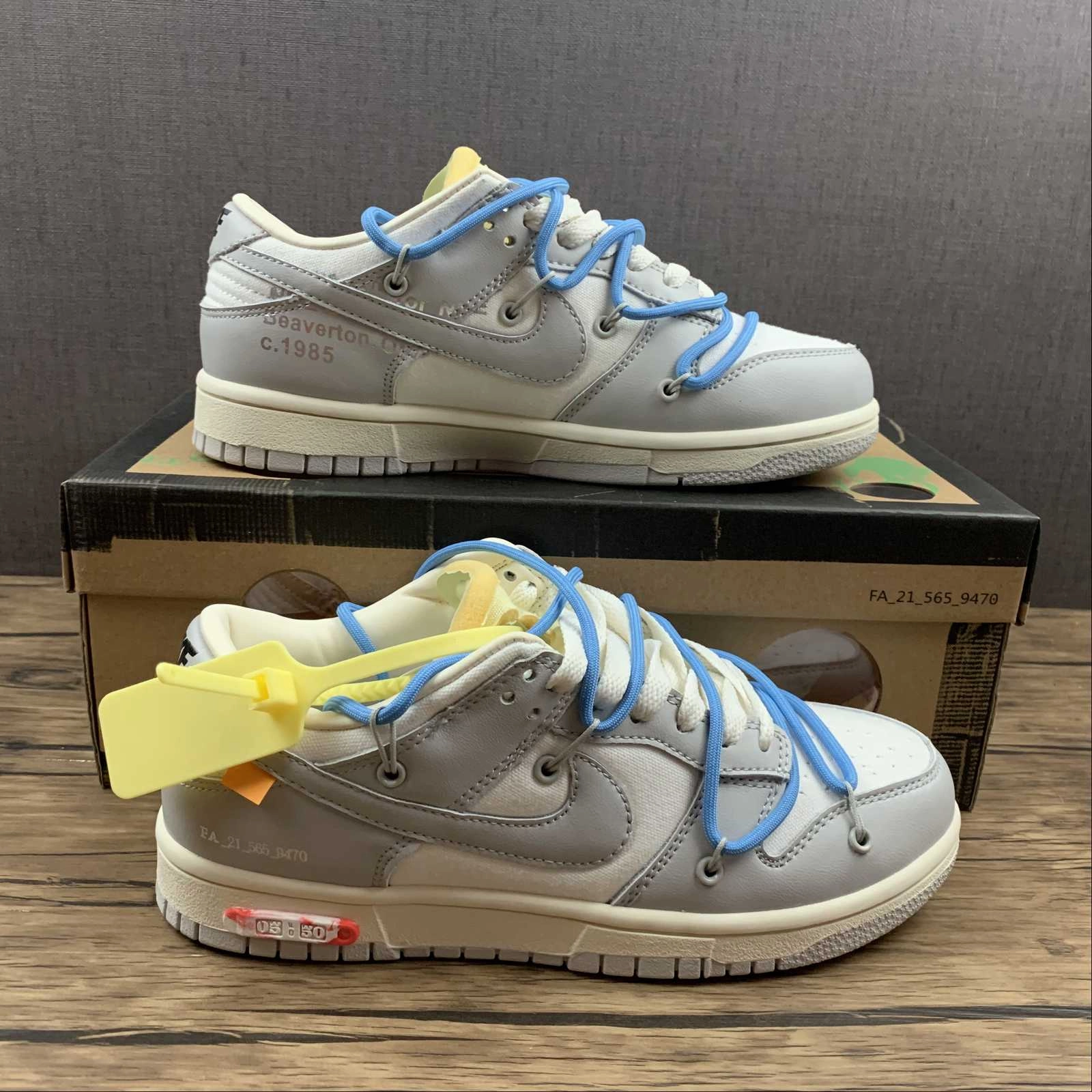 Any Outfit Motion Day Dunk Low X Off-White 'Lote 05 de 50' DM1602 113