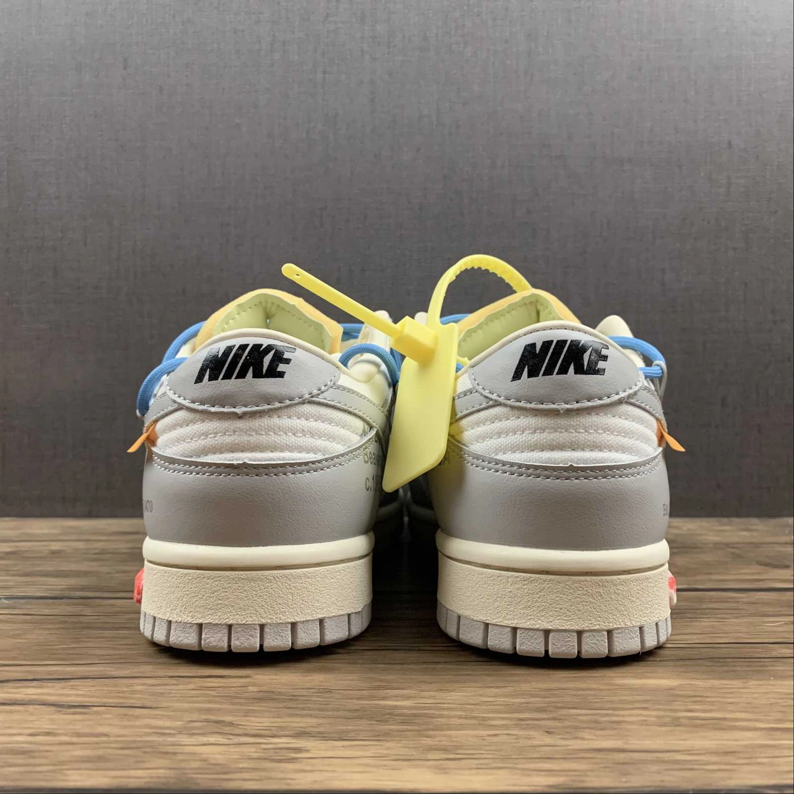 Dunk Low X Off-White 'Lote 05 de 50' DM1602 113 Shape Hold Stitched Detailing