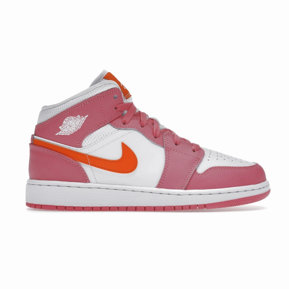 JORDAN 1 MID 'PINKSICLE?? Distinctive breathability Zero Drop Profile