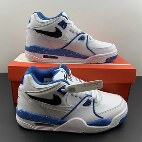 Air Flight 89 White Green Olive 306252-116 Flat Sole