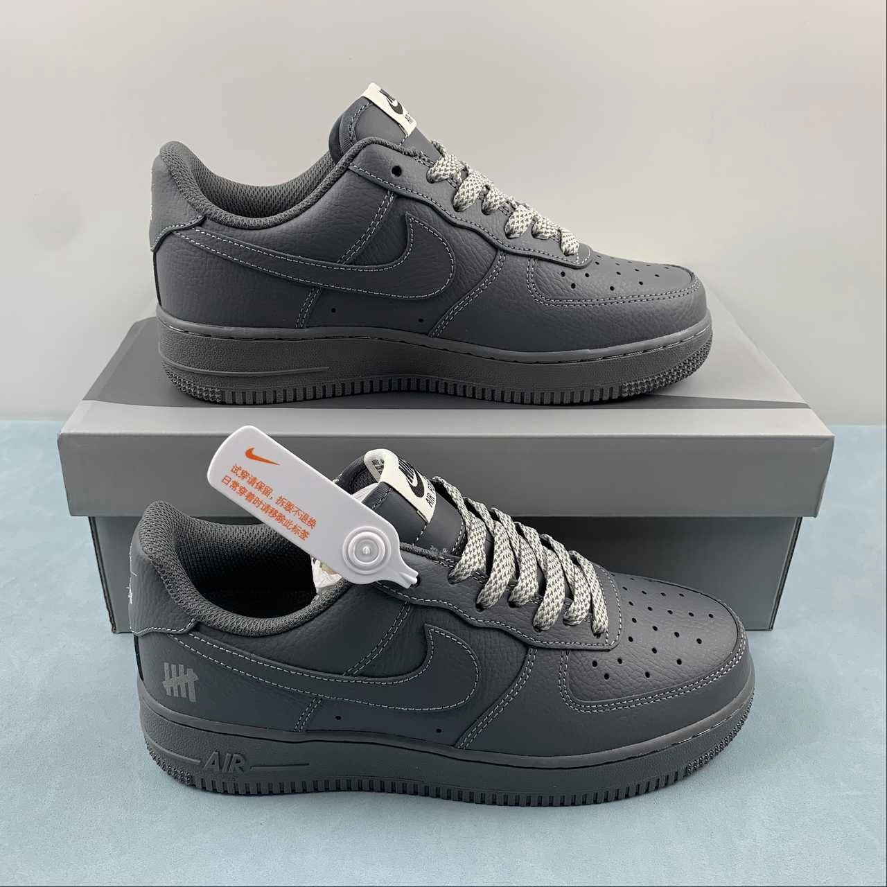 Air Force 1 07 Low Dark Wolf Grey DZ6767-108 Long Walk synthetic material