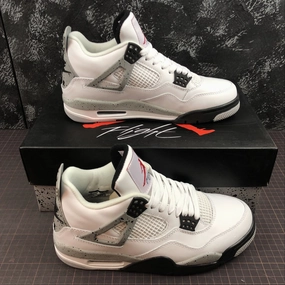 Street Power Daily Trainer Air Jordan 4 Retro White Ciment White Ash Year 840606-192