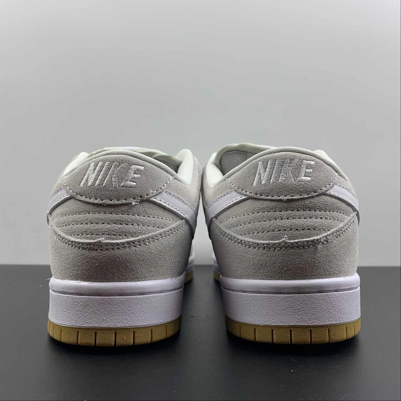 SB Dunk Low Grey White Brown 304292-106 Flex Comfort