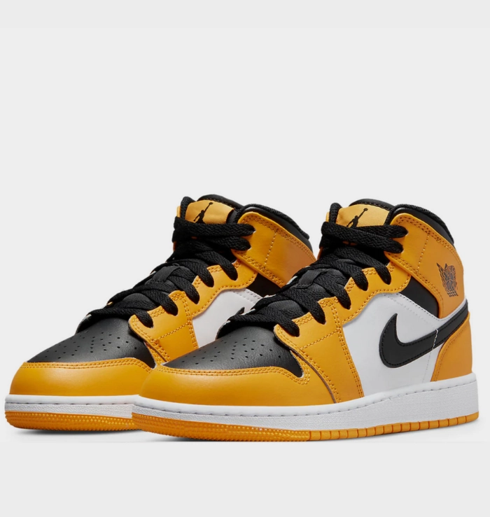 Antibacterial Fresh Design Nike Air Jordan 1 Mid Taxi (GS)