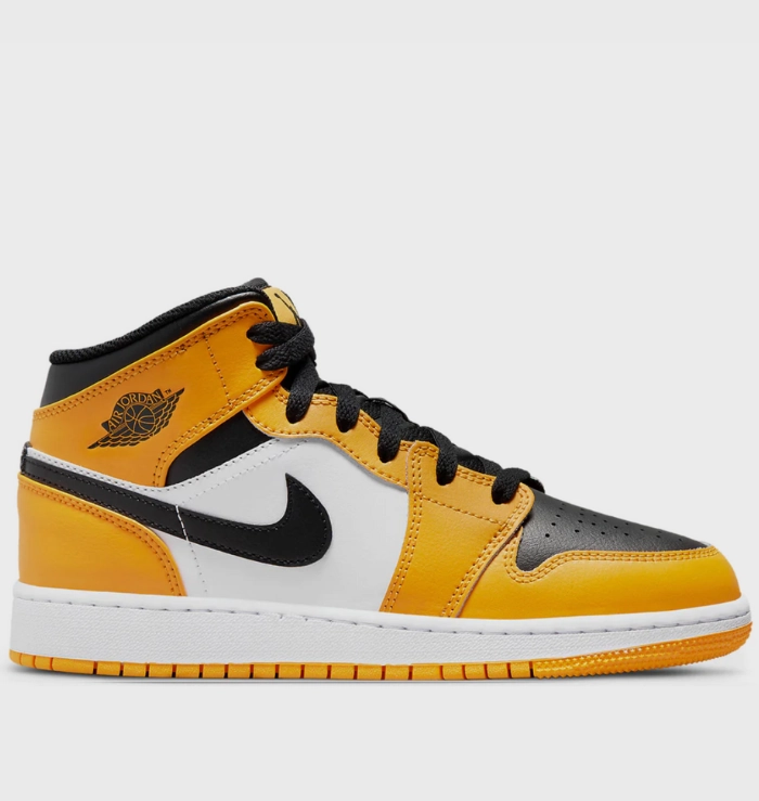 Trend-setting ease Grid Traction System Nike Air Jordan 1 Mid Taxi (GS)