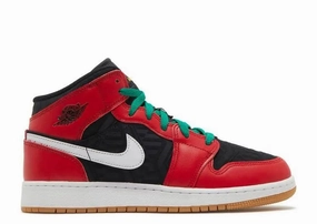 Air Jordan 1 Mid  Christmas (GS) Adaptive piece Regular Fit