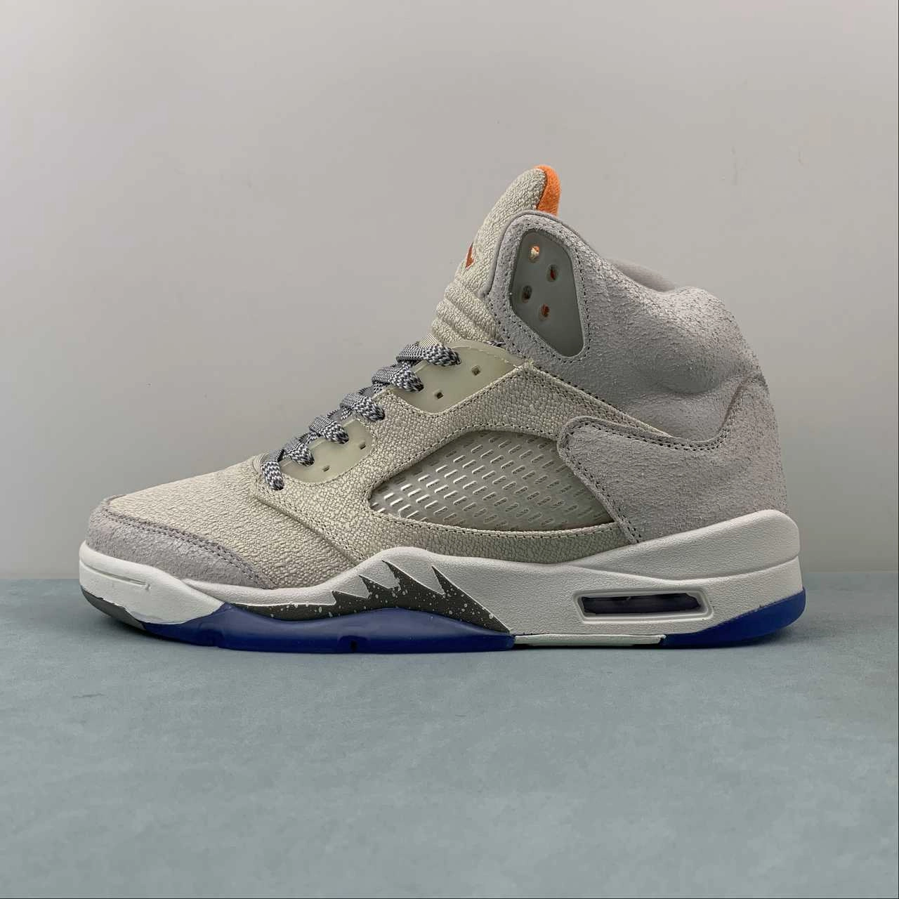 Heat Sealed Reinforcements Air Jordan 5 Retro SE Craft Light Orewood Brown Safety Orange Flat Pewter Sail FD9222-180