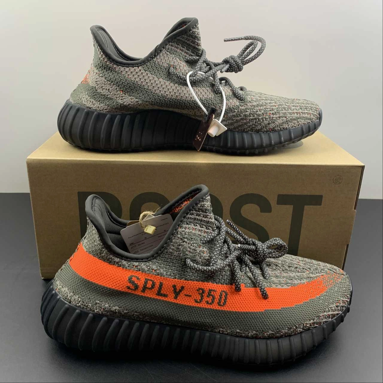 Adidas Yeezy Boost 350 V2 Carbel Stegry Solred HQ7045 senior exercise shoes narrow - fit choice
