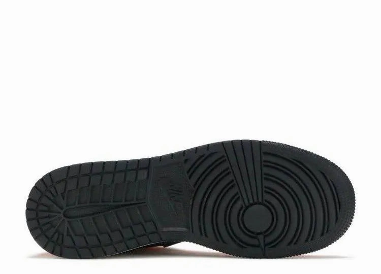 Bend Step Air Jordan 1 Mid Turf Orange (GS)