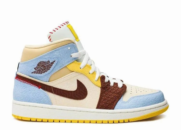 Air Jordan 1 Mid Maison Chateau Rouge Dynamic Arch Brace Effortless Ease