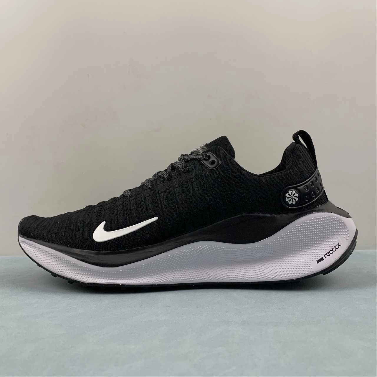 Nike ReactX Infinity Run 4 Black White DR2670-001 running in hot tracks shoes celebrity - endorsed shoes