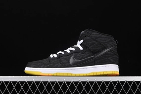 Dunk High Pro SB  Black Black-White-Laser Orange 305050-034 Comfortable Stride