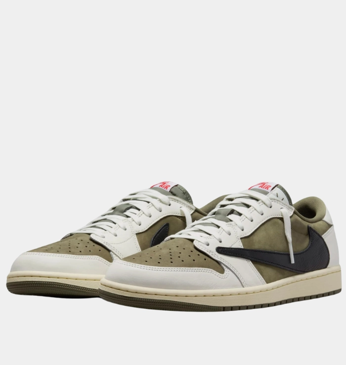 Nike Air Jordan 1 Low OG x Travis Scott Medium Olive Sporty lining