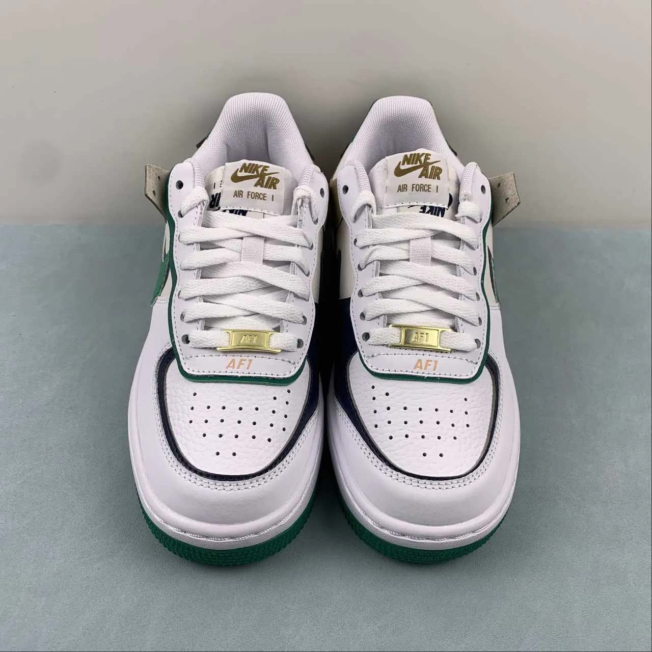 Handmade Craft Foot Care Air Force 1 Shadow White Malachite Sesame  DZ1847-102