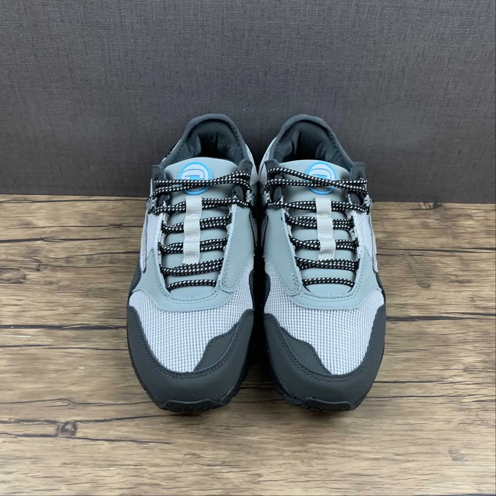 Double - layer marathon runners' shoes Travis Scott x Air Max 1 Wheat Gray Black DO9392-001