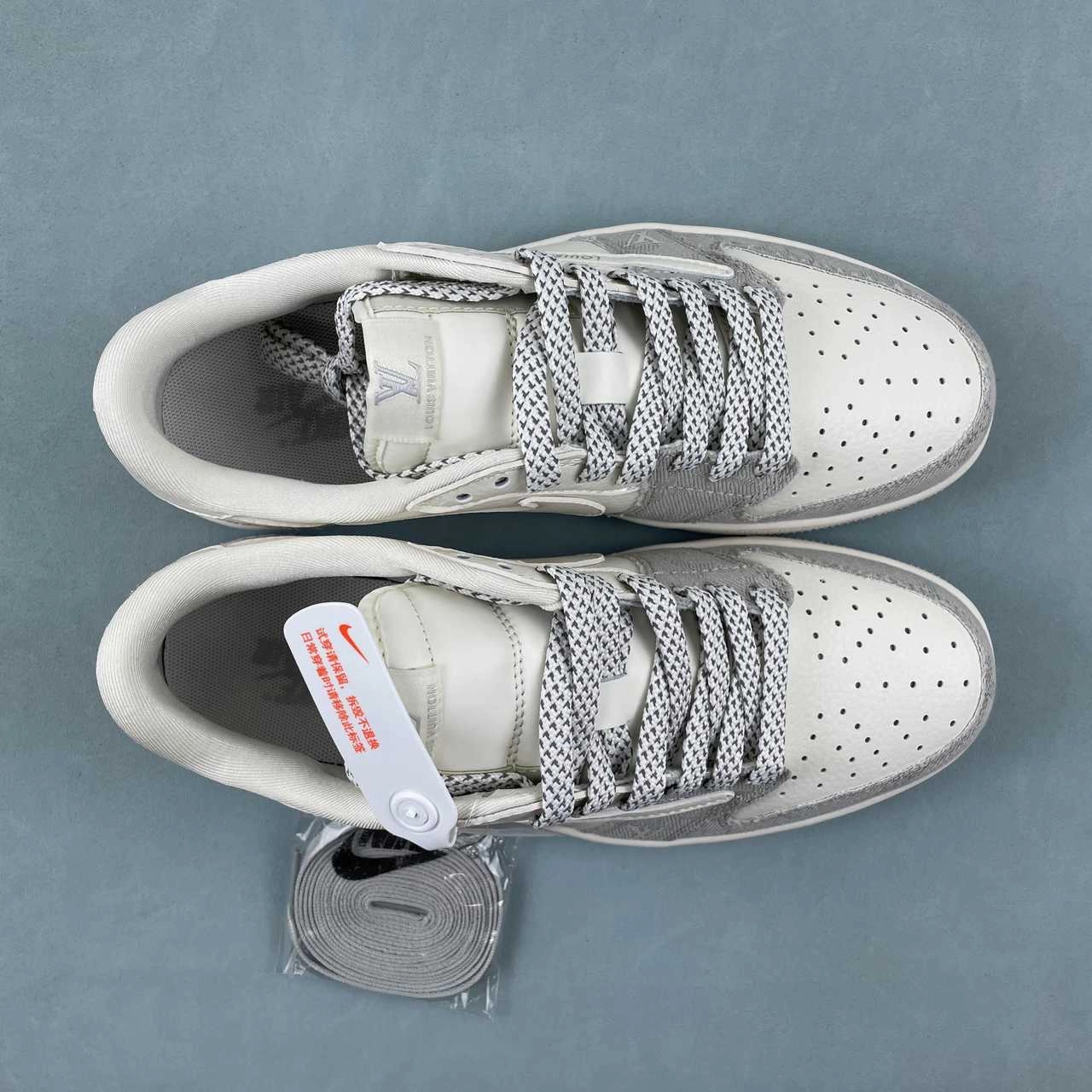 Fragment Design xTravis Scott x Air Jordan 1 Low OG SP LV Beige Light Gray LJ5188-004 All Around