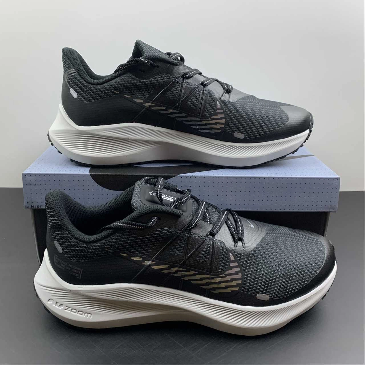 Anatomical design supports natural foot alignment Zoom Winflo 7 Black Metallic Cool Grey CU3870-001