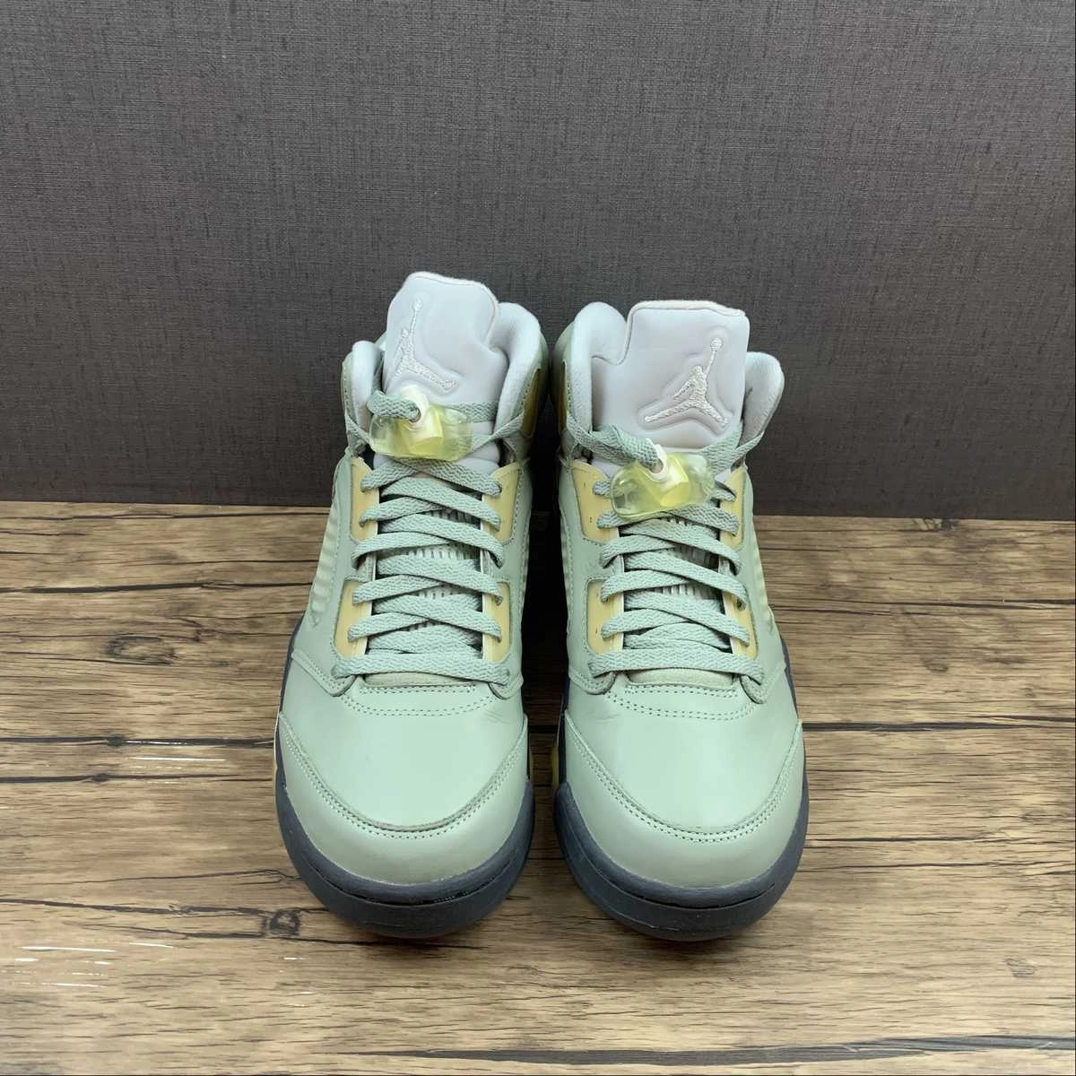 Air Jordan 5 Retro Jade Horizon Light Silver DC7501-300 Herringbone Tread