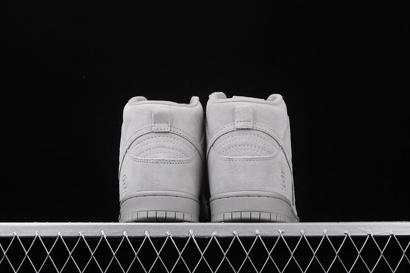 SB Dunk High Pro QS Reigning Champ LT Grey AA2266-600 Tension Dispersing Outsole